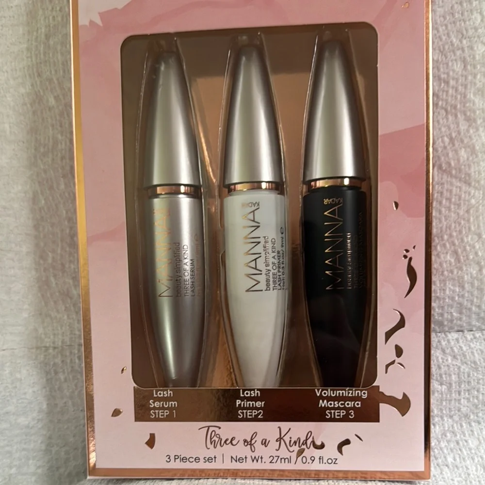 Manna Kadar Three of a Kind Lash Set - Silver, White, Black